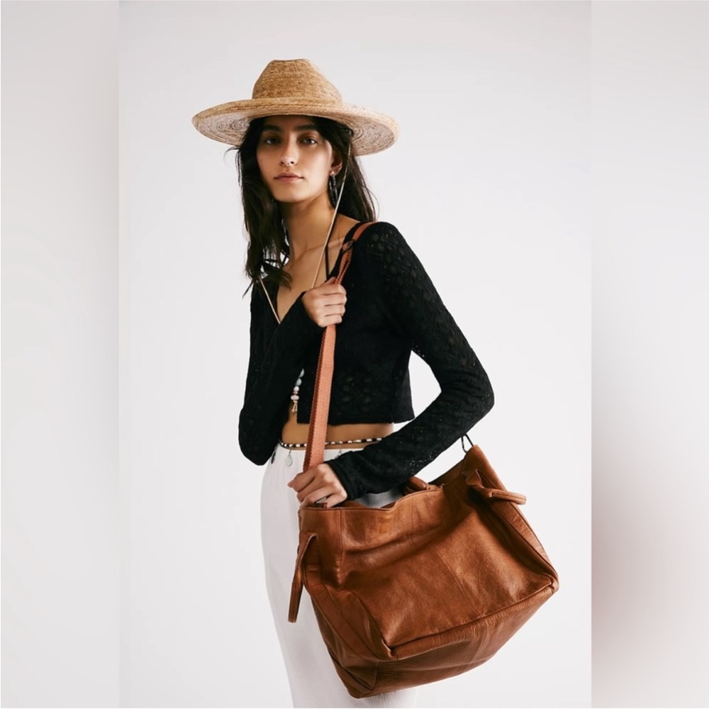 Free People Leslie Leather Tote - Picture 9 of 13